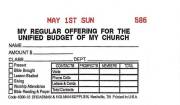 Offering Envelope-My Regular Offering Unified Budget W/Weekly Revised System (No. 3 Size) (Pack Of 53) | SHOPtheWORD