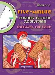 5 Minute Sunday School Activities: Exploring The Bible (Ages 5-10) by Mary Davis | SHOPtheWORD