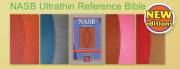 NASB UltraThin Reference Bible-Brown/Light Brown Leathertex | SHOPtheWORD