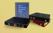 NASB Large Print Ultrathin Reference Bible-Black Genuine Leather | SHOPtheWORD