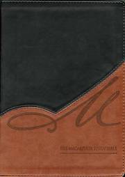 NKJV MacArthur Study Bible (Revised)-Black/Terracotta LeatherSoft | SHOPtheWORD