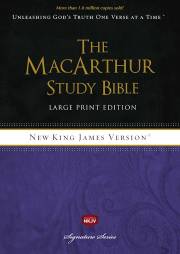 NKJV MacArthur Study Bible/Large Print-Hardcover Indexed | SHOPtheWORD