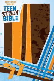KJV Teen Study Bible-Burnt Orange/Fudge DuoTone | SHOPtheWORD