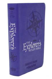 NKJV Explorer's Study Bible-Blue LeatherSoft | SHOPtheWORD