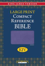 KJV Large Print Compact Reference Bible-Lilac Flexisoft (Value Price) | SHOPtheWORD