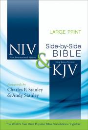 NIV & KJV Side-By-Side Bible/Large Print-Hardcover | SHOPtheWORD