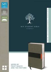 NIV Student Bible/Compact-Concrete/Fatigue Green Duo-Tone | SHOPtheWORD