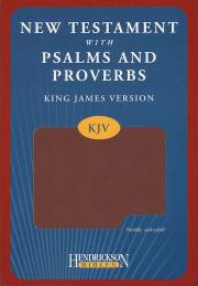 KJV New Testament With Psalms & Proverbs-Espresso Flexisoft | SHOPtheWORD