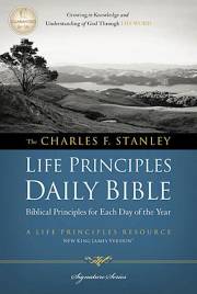 NKJV Charles Stanley Life Principles Daily Bible-Softcover | SHOPtheWORD