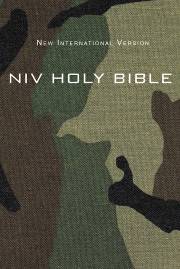 NIV Compact Bible-Green Camouflage Softcover | SHOPtheWORD
