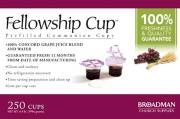 Communion-Fellowship Cup Prefilled Juice/Wafer (Box Of 250) | SHOPtheWORD