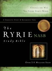 NASB Ryrie Study Bible-Black Bonded Leather | SHOPtheWORD