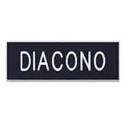 Span-Badge-Deacon-Pin Back-Black | SHOPtheWORD