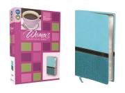 NIV Women's Devotional Bible-Turquoise/Caribbean Blue Duo-Tone | SHOPtheWORD