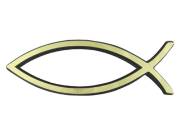 Auto Decal-3D Fish-Large (Gold) (Pack of 6) | SHOPtheWORD