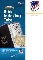 Bible Tab-Large Print O&N Testament-Gold | SHOPtheWORD