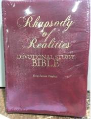 Kjv Rhapsody Of Realities Devotional Study-Burgundy Bonded Leather | SHOPtheWORD