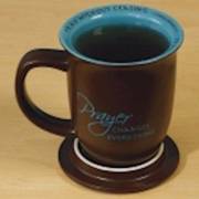 Mug-Grace Outpoured-Prayer Changes Everything-Brown/Blue Interior w/Coaster/Lid | SHOPtheWORD