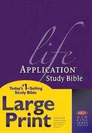 NKJV Life Application Study Bible/Large Print-Hardcover | SHOPtheWORD