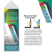 Bible Tab-Verse Finders-X Large Print-Horizontal-Thin Pack-Rainbow | SHOPtheWORD