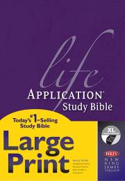 NKJV Life Application Study Bible/Large Print-Hardcover Indexed | SHOPtheWORD
