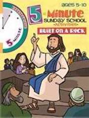 5 Minute Sunday School Activities: Built On A Rock (Ages 5-10) by Rosekidz | SHOPtheWORD