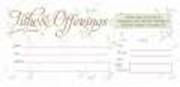 Offering Envelope-Tithes & Offerings (Proverbs 3:9) (Bill-Size) (Pack Of 52) | SHOPtheWORD