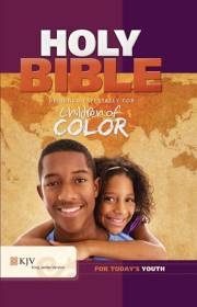 KJV Children Of Color Bible-Purple Imitation Leather | SHOPtheWORD