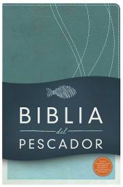 Span-RVR 1960 Fisher Of Men Bible-Deep Aqua LeatherTouch | SHOPtheWORD