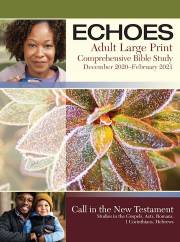 Echoes Winter 2020-2021: Adult Comprehensive Bible Study Large Print Student Book (#5087) by Echoes | SHOPtheWORD