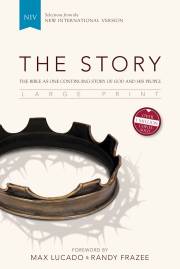 NIV Story/Large Print-Hardcover (Not Available-Out Of Print) | SHOPtheWORD