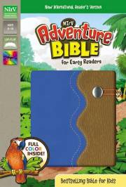 NIrV Adventure Bible For Early Readers (Full Color)-Blue/Tan DuoTone | SHOPtheWORD