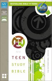 NIV Teen Study Bible-Charcoal Duo-Tone | SHOPtheWORD