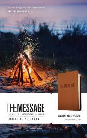 The Message Compact Bible-Tan LeatherLook | SHOPtheWORD
