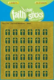 Sticker-Foil Cross Miniatures (6 Sheets) (Faith That Sticks) | SHOPtheWORD