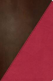 NKJV Study Bible (Full Color)-Rich Raspberry/Rich Mahogany LeatherSoft | SHOPtheWORD