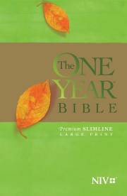 NIV One Year Bible Premium Slimline/Large Print-Softcover | SHOPtheWORD
