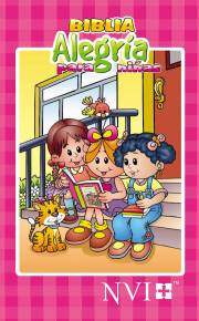 Span-NIV*Joy Bible For Girls (Biblia Alegria Para Ninas NVI)-Pink Hardcover (Not Available-Out Of Print) | SHOPtheWORD