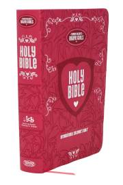 ICB Brave Girls Devotional Bible-Pink LeatherSoft | SHOPtheWORD