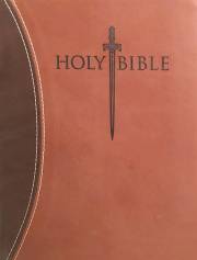 KJVER Sword Study Bible/Personal Size Large Print-Dark Brown/Light Brown Ultrasoft Indexed | SHOPtheWORD