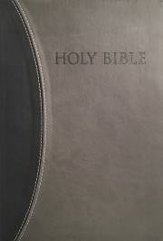KJVER Thinline Bible/Personal Size-Black/Grey Ultrasoft Indexed | SHOPtheWORD