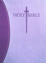 KJV Sword Study Bible/Giant Print-Dark Purple/Light Purple Ultrasoft | SHOPtheWORD