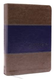 NKJV Chronological Study Bible-Rich Stone/Midnight Blue Leathersoft | SHOPtheWORD