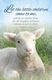 Bulletin-Let The Little Children Come To Me (Matthew 19:14, NIV) (Pack Of 100) | SHOPtheWORD