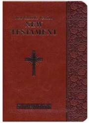 NCB St. Joseph Edition Vest Pocket New Testament-Brown Imitation Leather | SHOPtheWORD