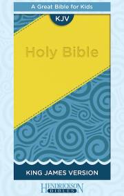 KJV Kids Bible-Blue/Yellow FlexiSoft | SHOPtheWORD