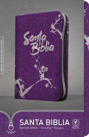 Span-NTV Bible (Santa Biblia Edicion Ziper)-Purple LeatherLike w/Zipper | SHOPtheWORD