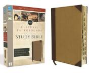 NIV Cultural Backgrounds Study Bible-Brown/Tan Duo-Tone Indexed (Not Available-Out Of Print) | SHOPtheWORD