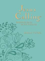 Jesus Calling (Deluxe Edition)-Large Print-Teal LeatherSoft by Sarah Young | SHOPtheWORD