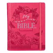 KJV My Creative Bible-Pink LuxLeather Hardcover | SHOPtheWORD